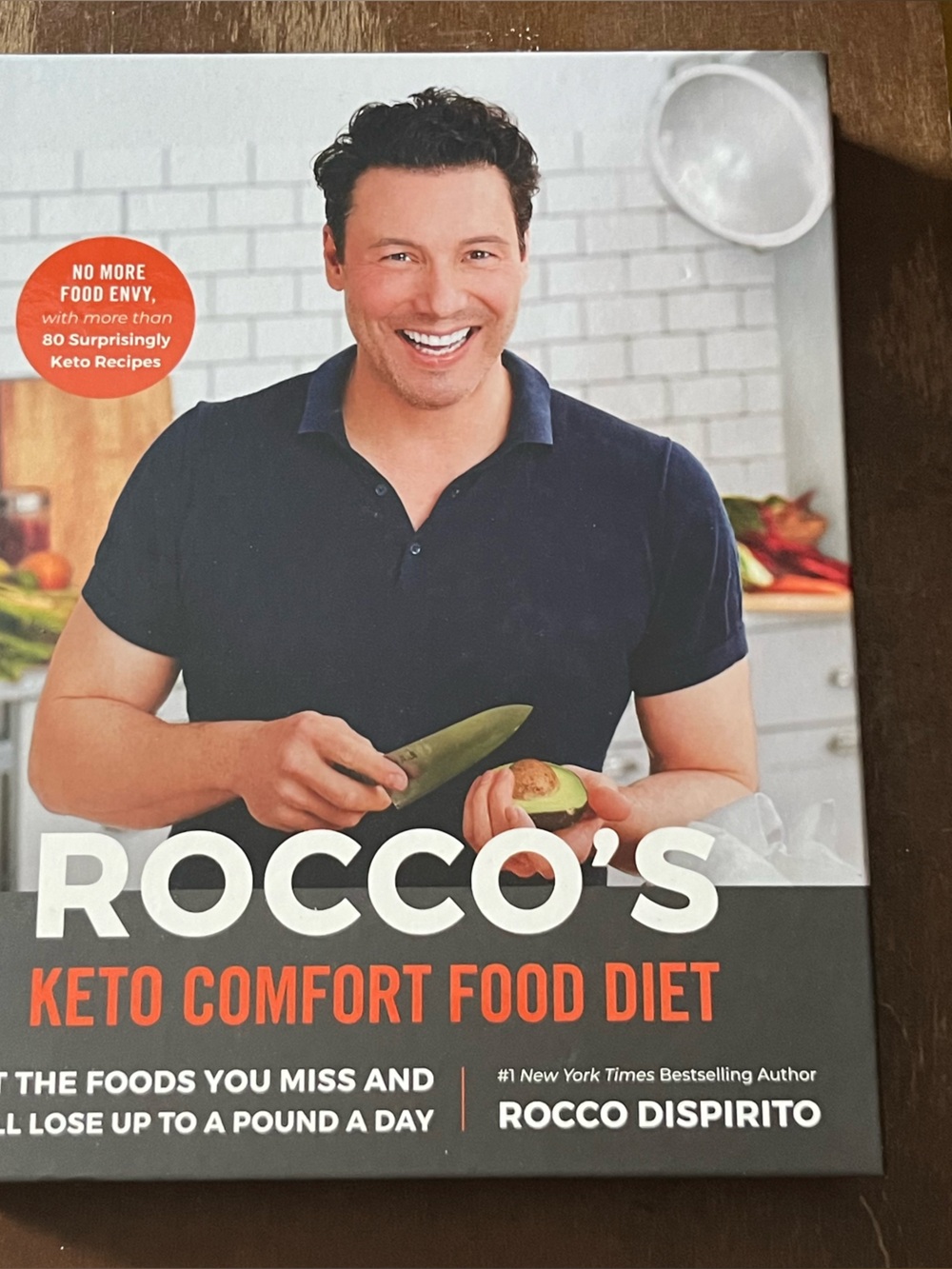 Rocco's Keto Comfort Food Diet Cookbook - Blue Cover